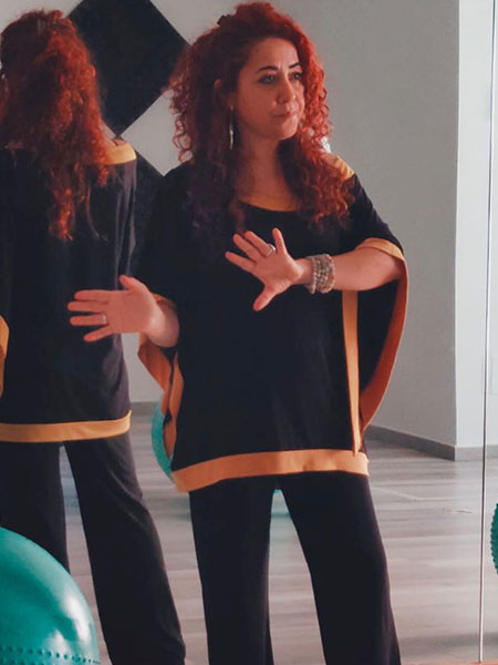 Maria Angela Ciurleo durante un corso Emotional Voice™